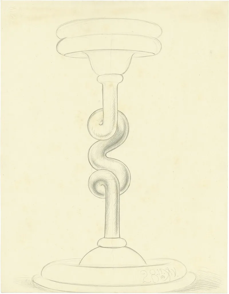 Kandelaren 2 by Alfred Ost - Canvas Print