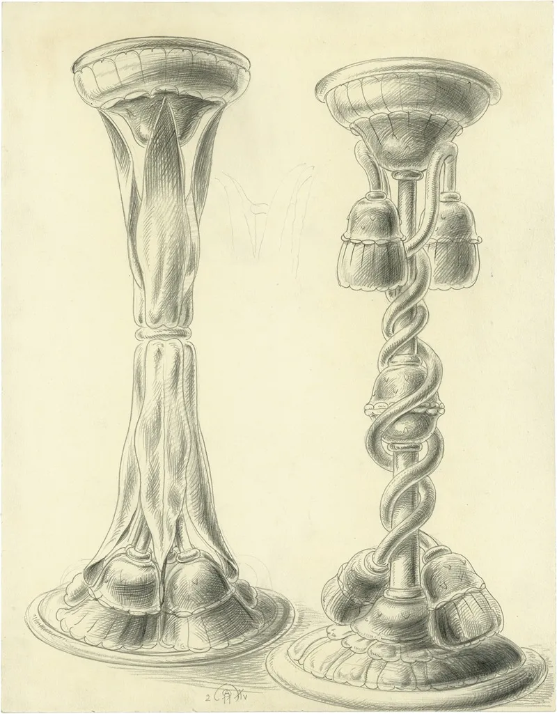 Kandelaren 3 by Alfred Ost - Canvas Print