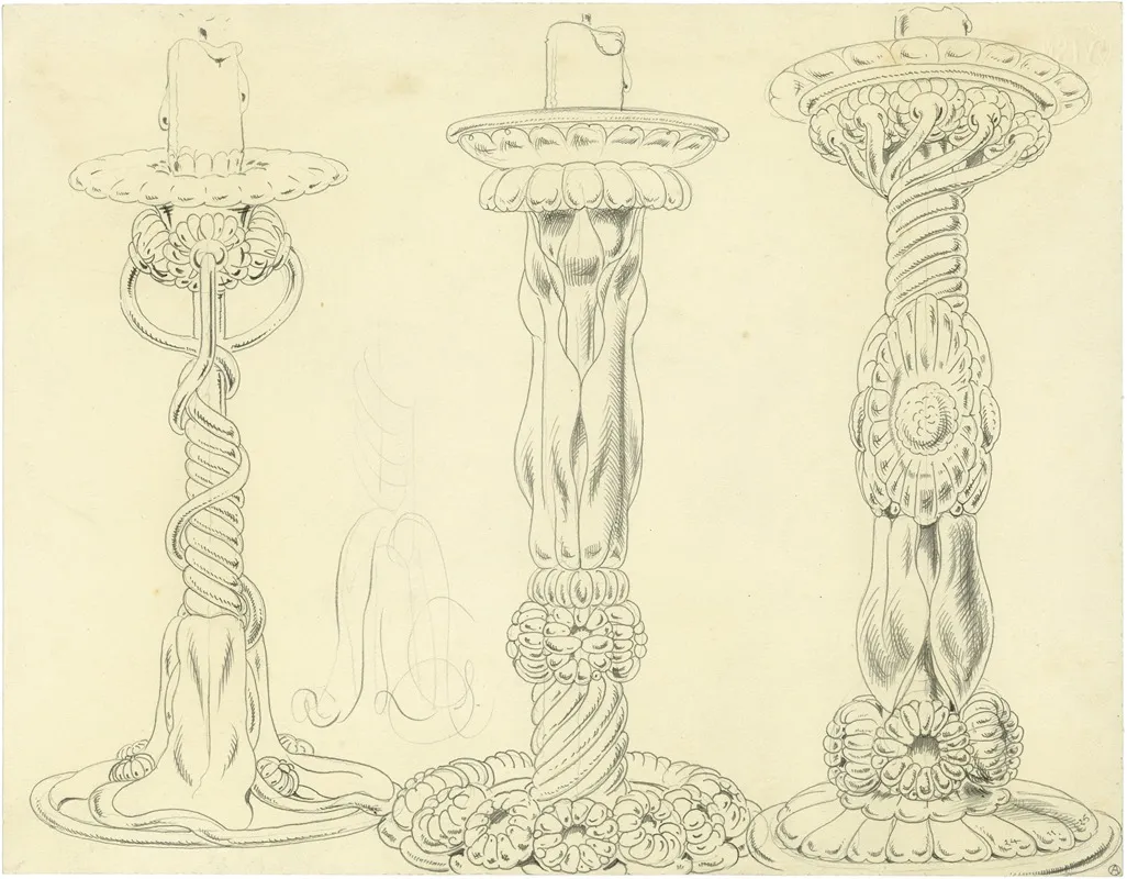 Kandelaren 4 by Alfred Ost - Canvas Print