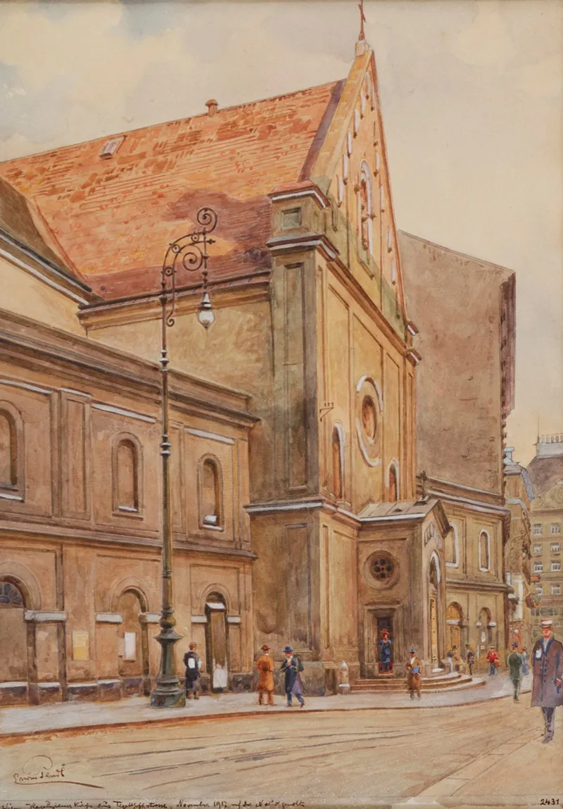 Kapuzinerkirche Wien by Erwin Pendl - Canvas Print