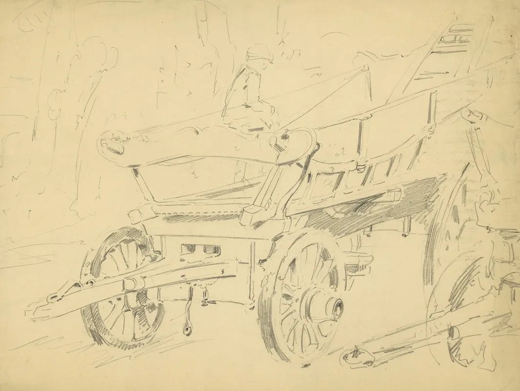 Kar Met Man by Alfred Ost - Canvas Print