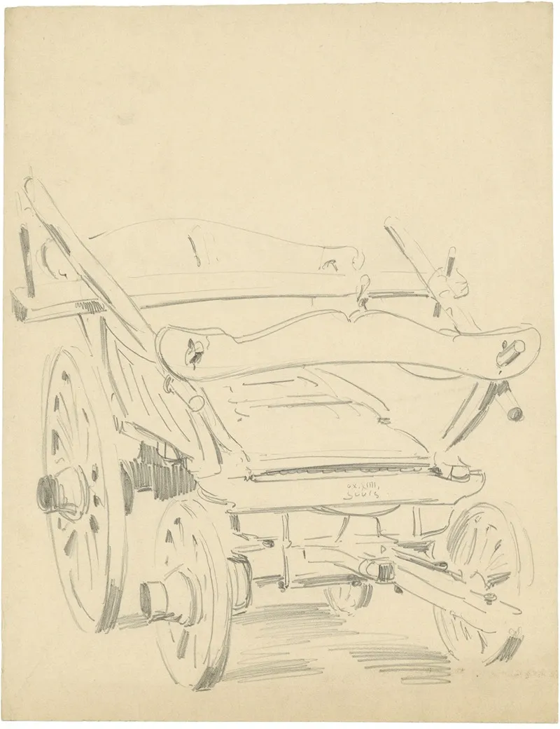 Kar Voorzijde by Alfred Ost - Canvas Print