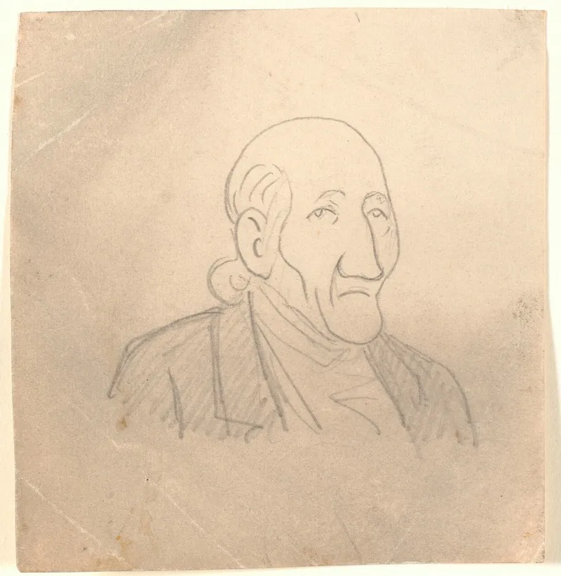 Karikeret Oldingeportraet