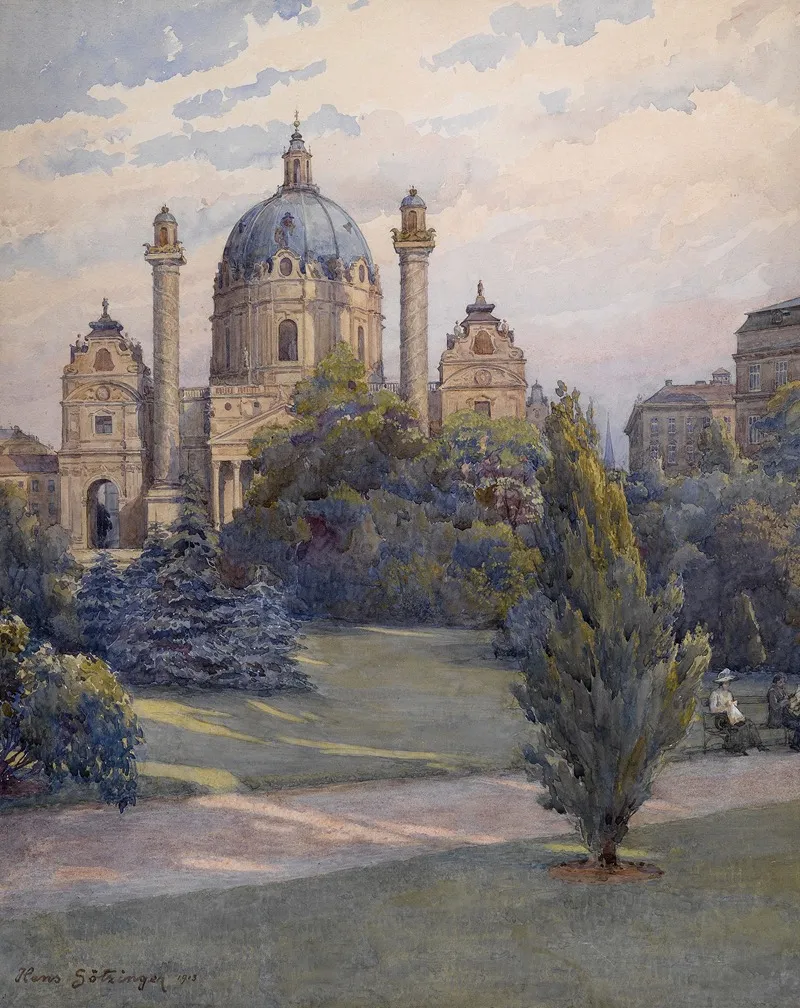 Karlsplatz Und Karlskirche