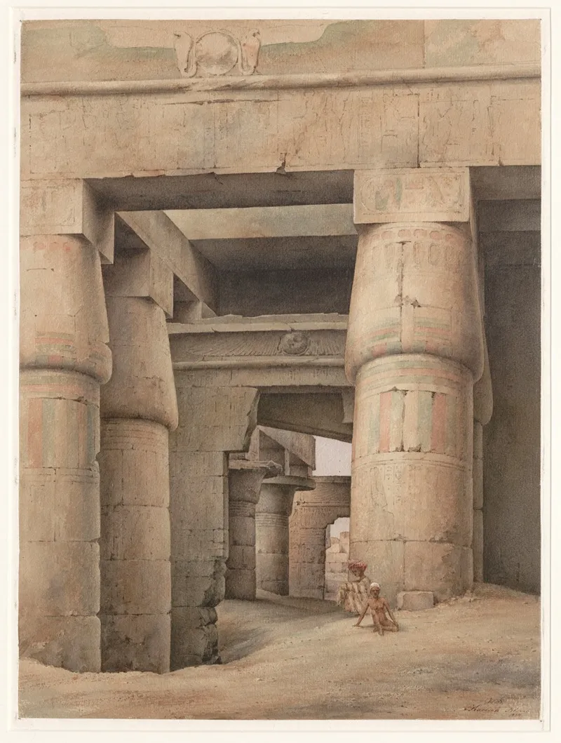 Karnak Egypt by Harald Conrad Stilling - Canvas Print