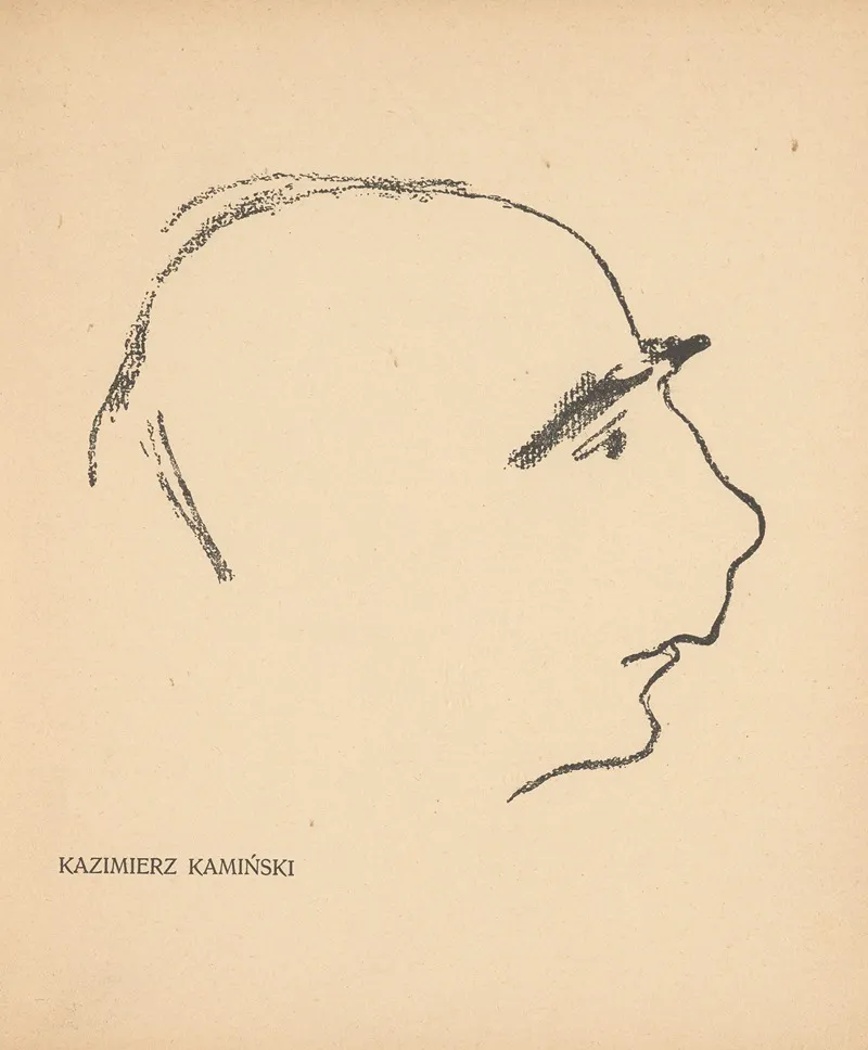 Kazimierz Kaminski by Kazimierz Sichulski - Canvas Print