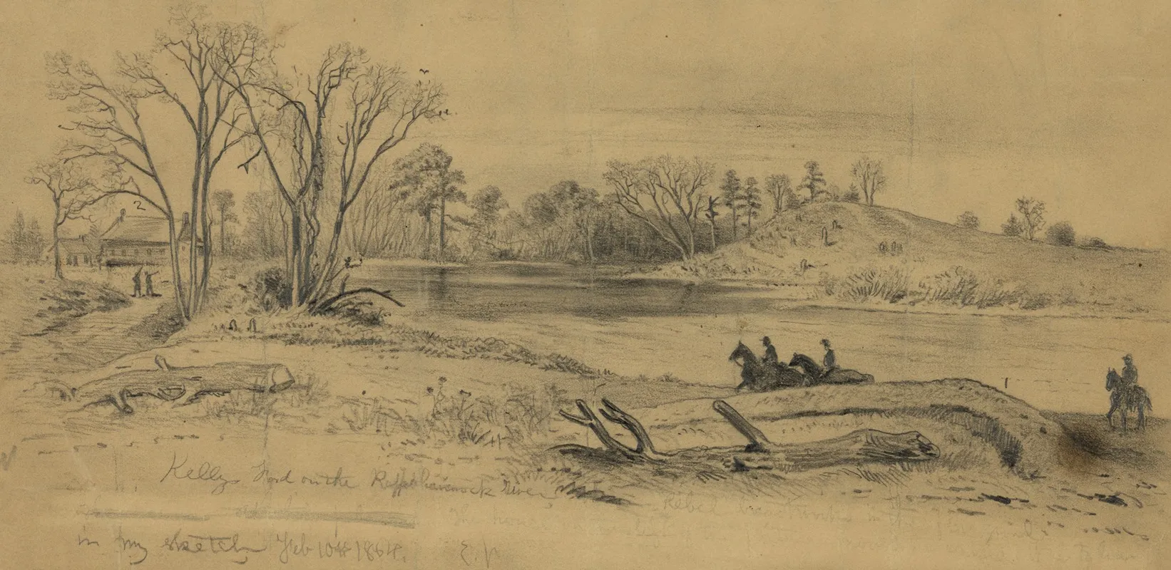 Kellys Ford On The Rappahannock River