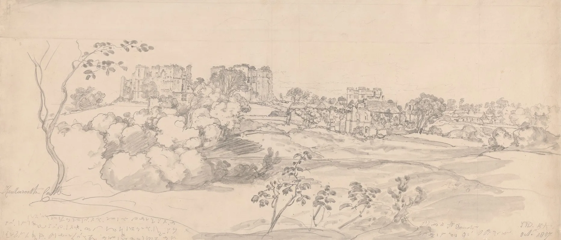 Kenilworth Castle by James Ward - Canvas Print