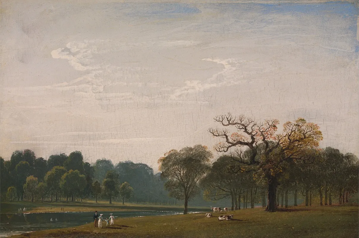Kensington Gardens 4 by John Martin - Canvas Print