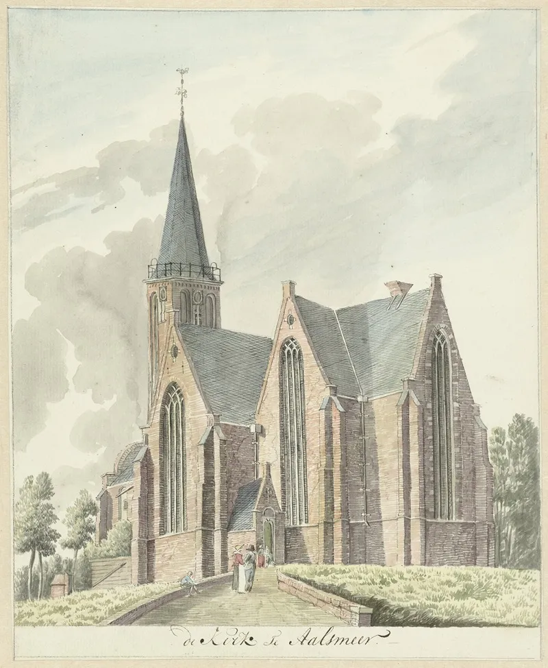 Kerk Te Aalsmeer by Hendrik Tavenier - Canvas Print