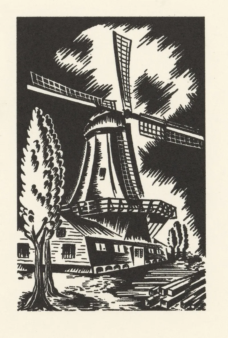 Kerst En Nieuwjaarswens Voor 1950 1951 Van Polak Schwarz