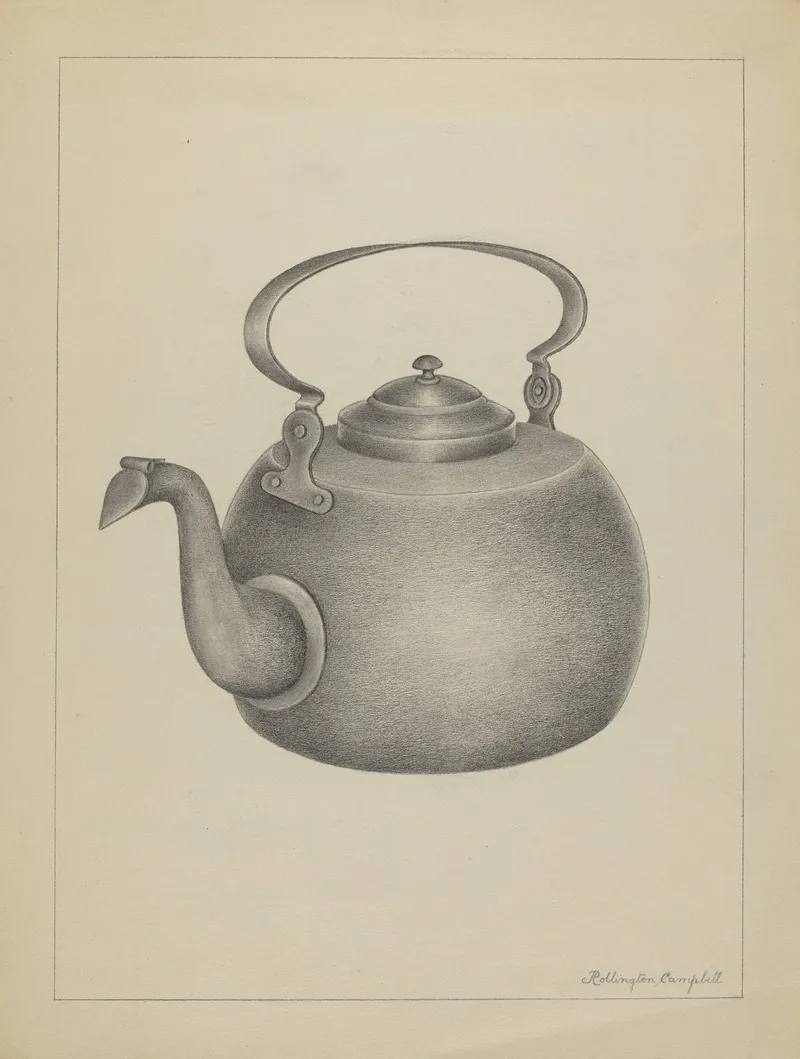 Kettle 11 by Rollington Campbell - Canvas Print