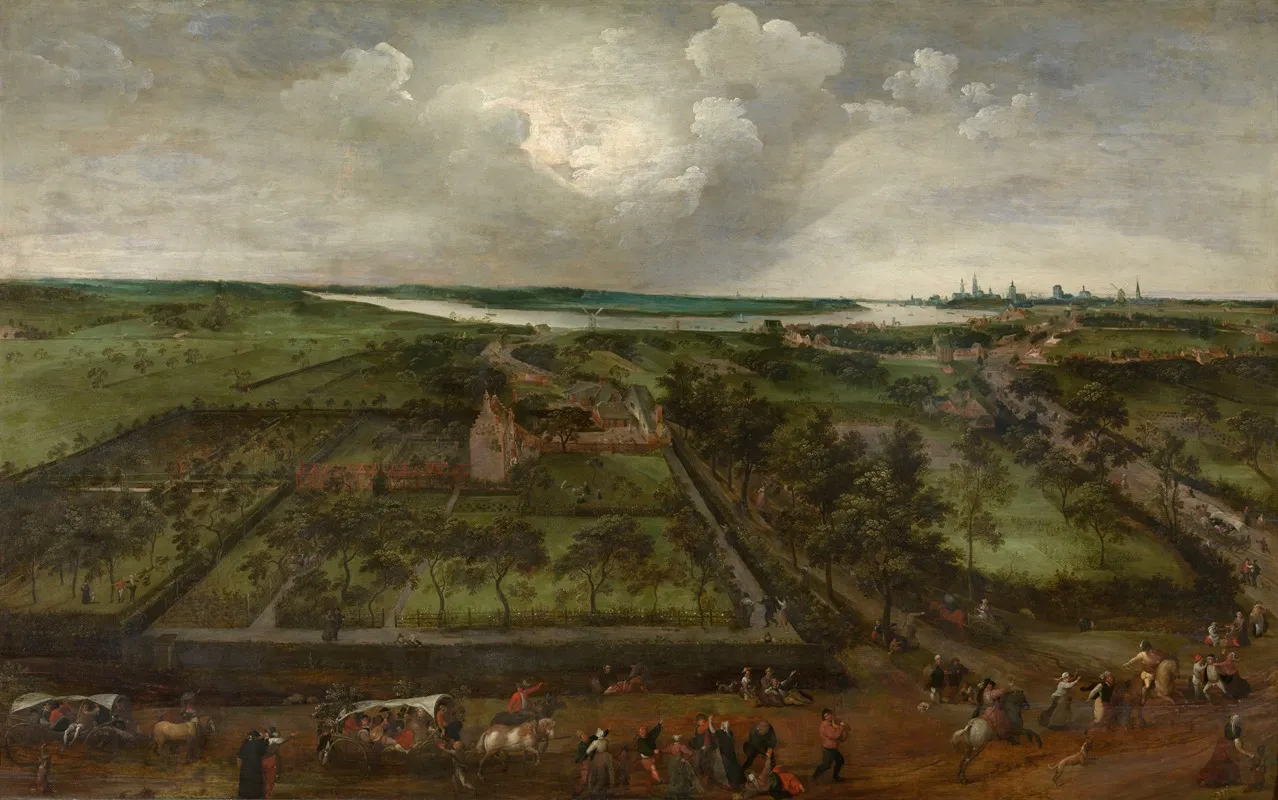 Kiel Near Antwerp by Jacob Grimmer - Canvas Print