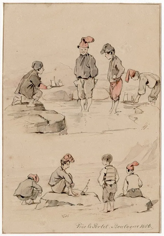 Kinderen Op Het Strand