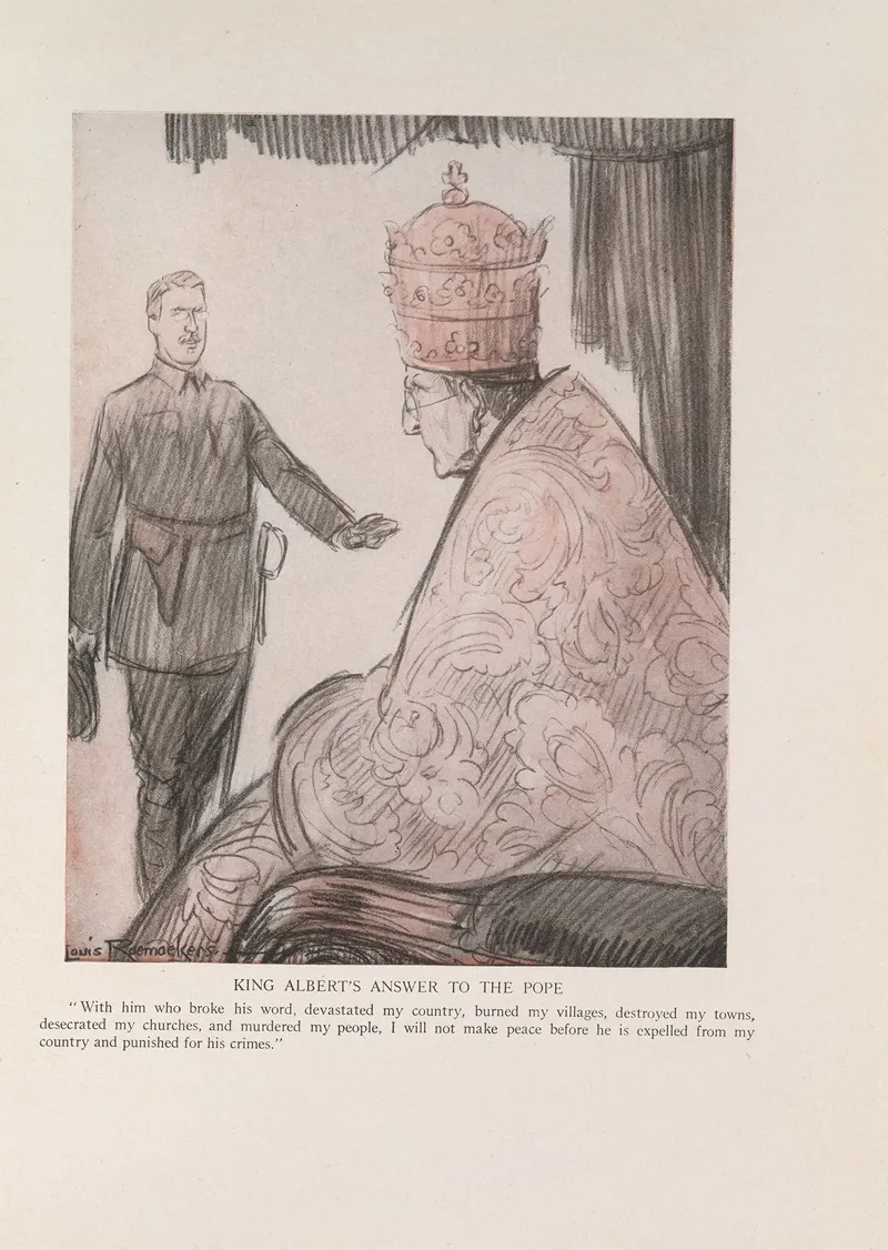 King Alberts Answer To The Pope