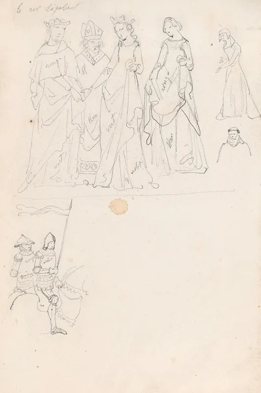 King Dagobert I And Other Figures