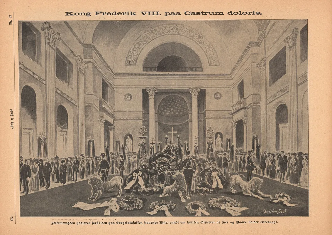 King Frederick Viii At Castrum Doloris