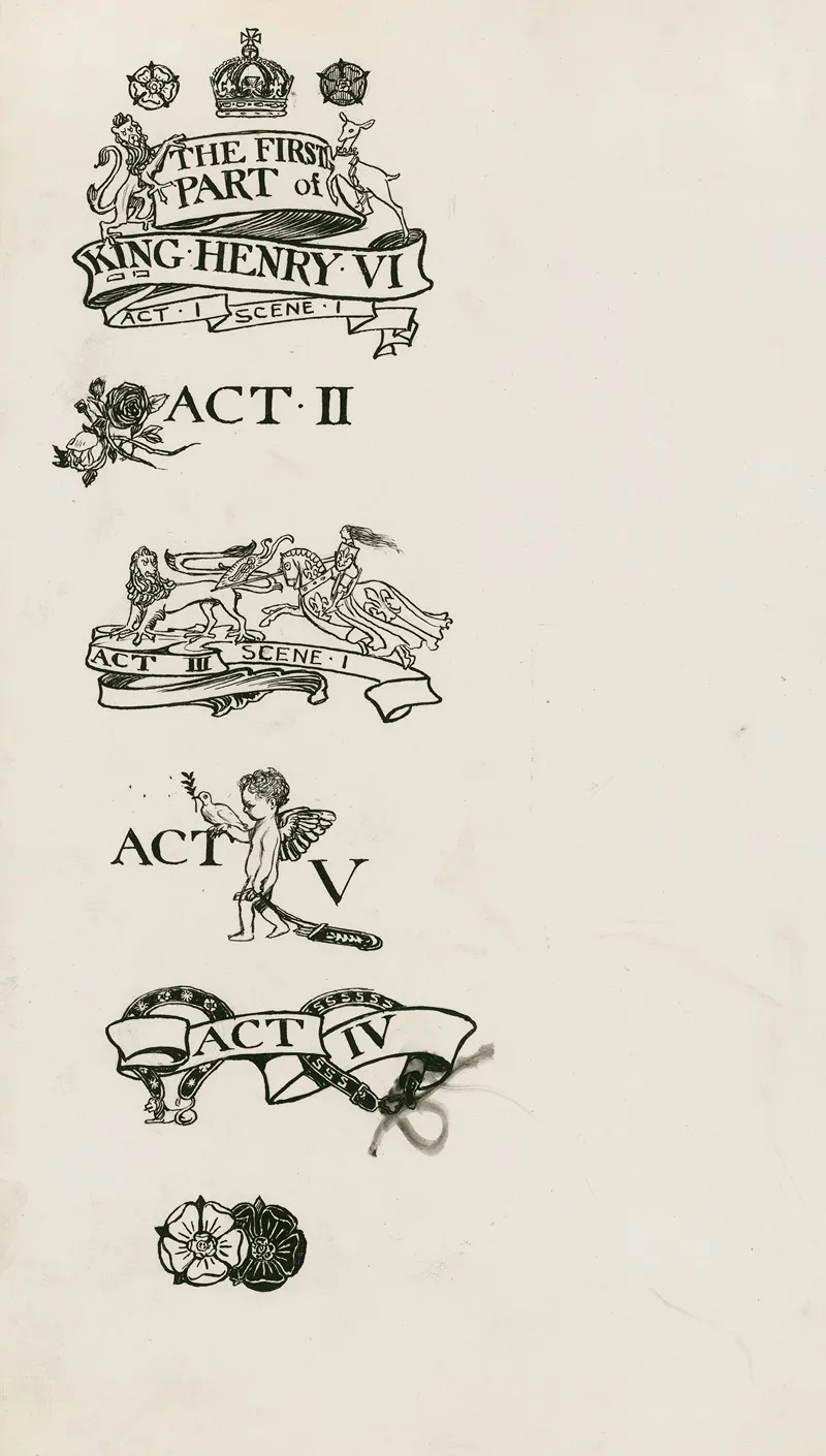 King Henry Vi Part 1 Headings