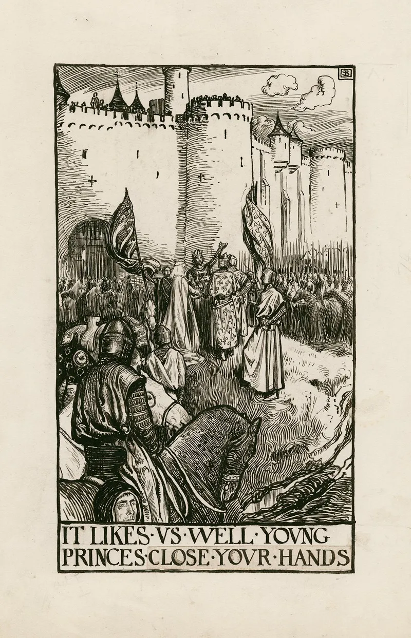 King John It Likes Us Well Young Princes Close Your Hands