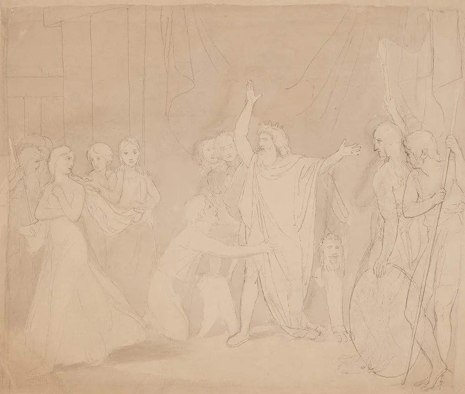 King Lear And His Daughters