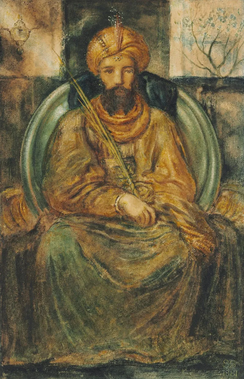 King Solomon Sitting In Judgement