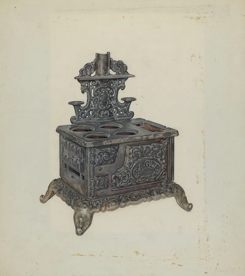 Kitchen Range by David Ramage - Canvas Print