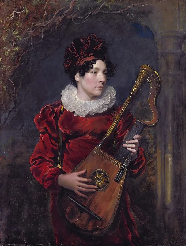 Kitty Stephens Later Countess Of Essex by George Henry Harlow - Canvas Print