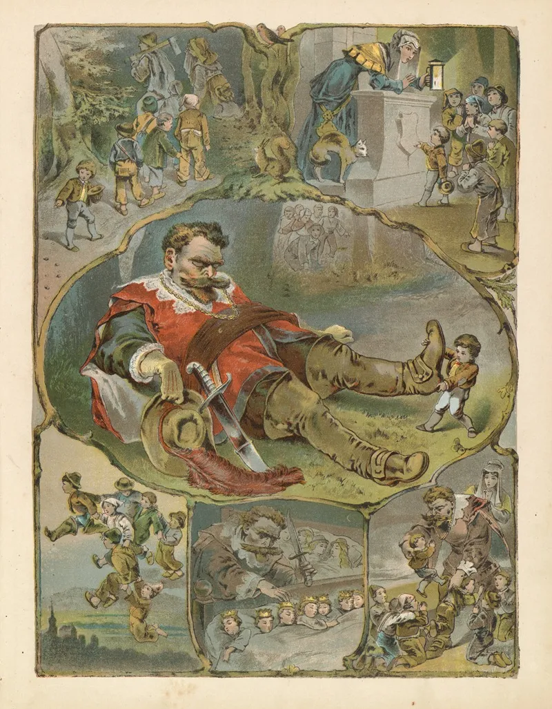 Klein Duimpje by Carl Offterdinger - Canvas Print