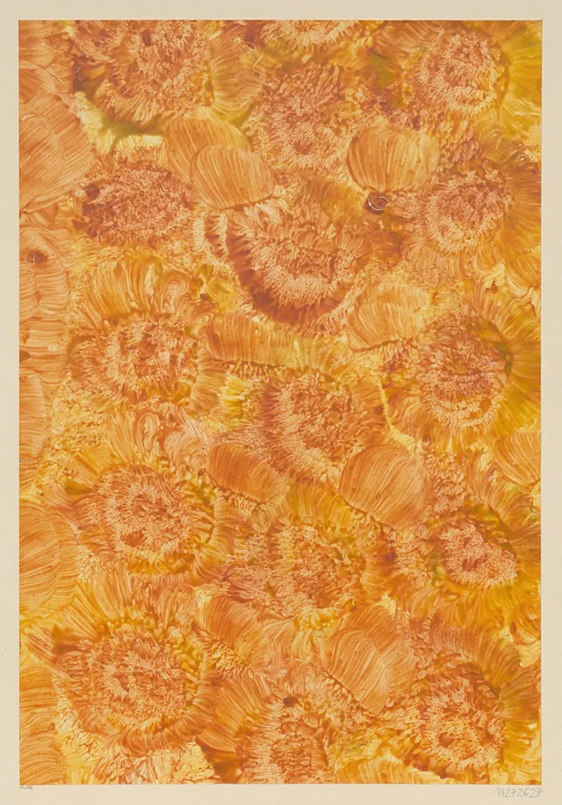 Kleisterpapier Blutendekor