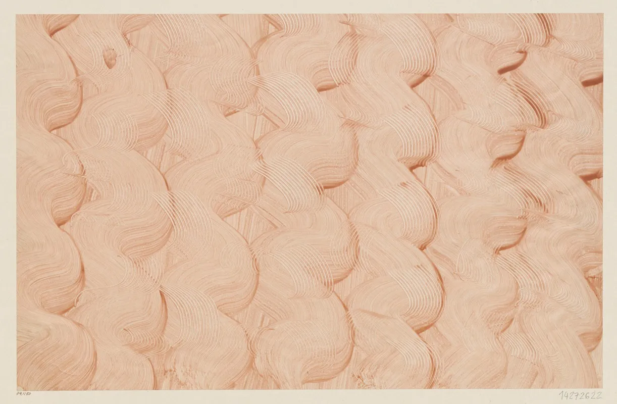 Kleisterpapier Erste Versuche 7 by Lilli Behrens - Canvas Print