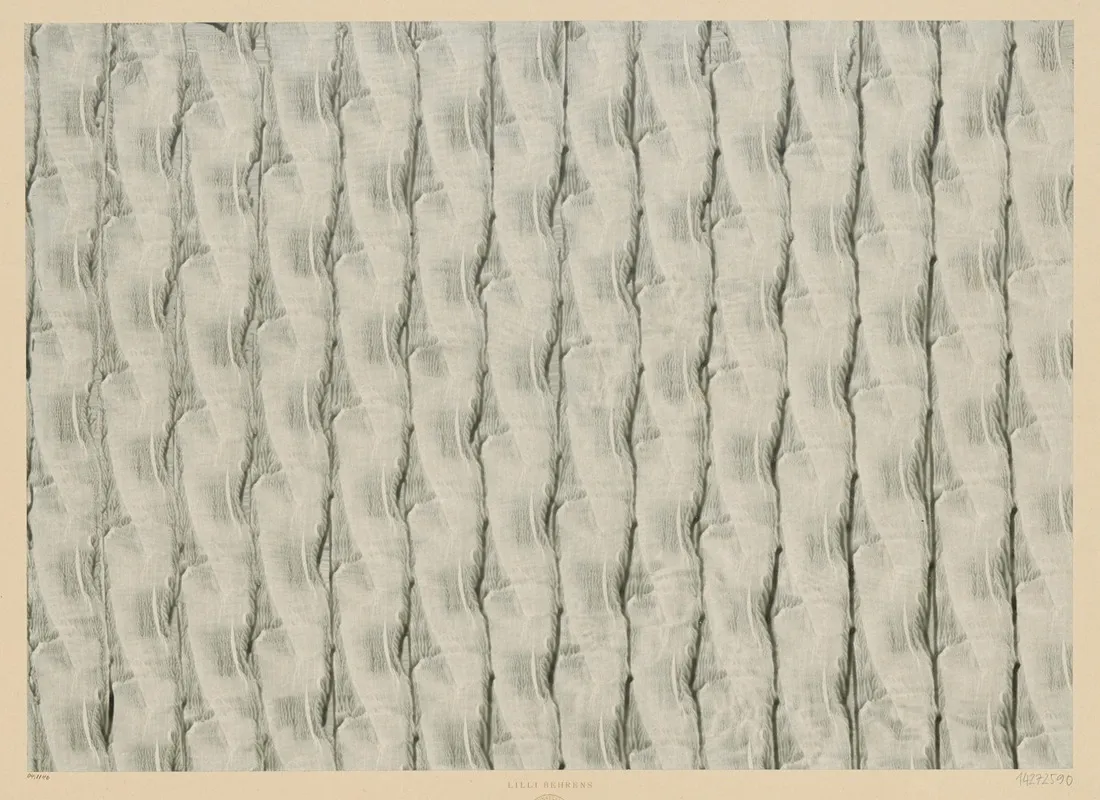 Kleisterpapier Streifen 2 by Lilli Behrens - Canvas Print