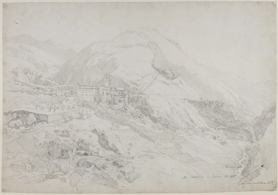Kloster Sta Scholastica Bei Subiaco
