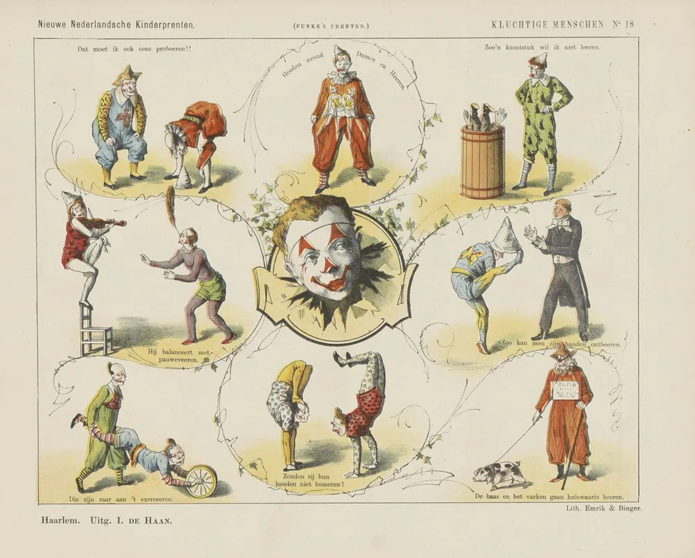 Kluchtige Menschen by Emrik &amp; Binger - Canvas Print