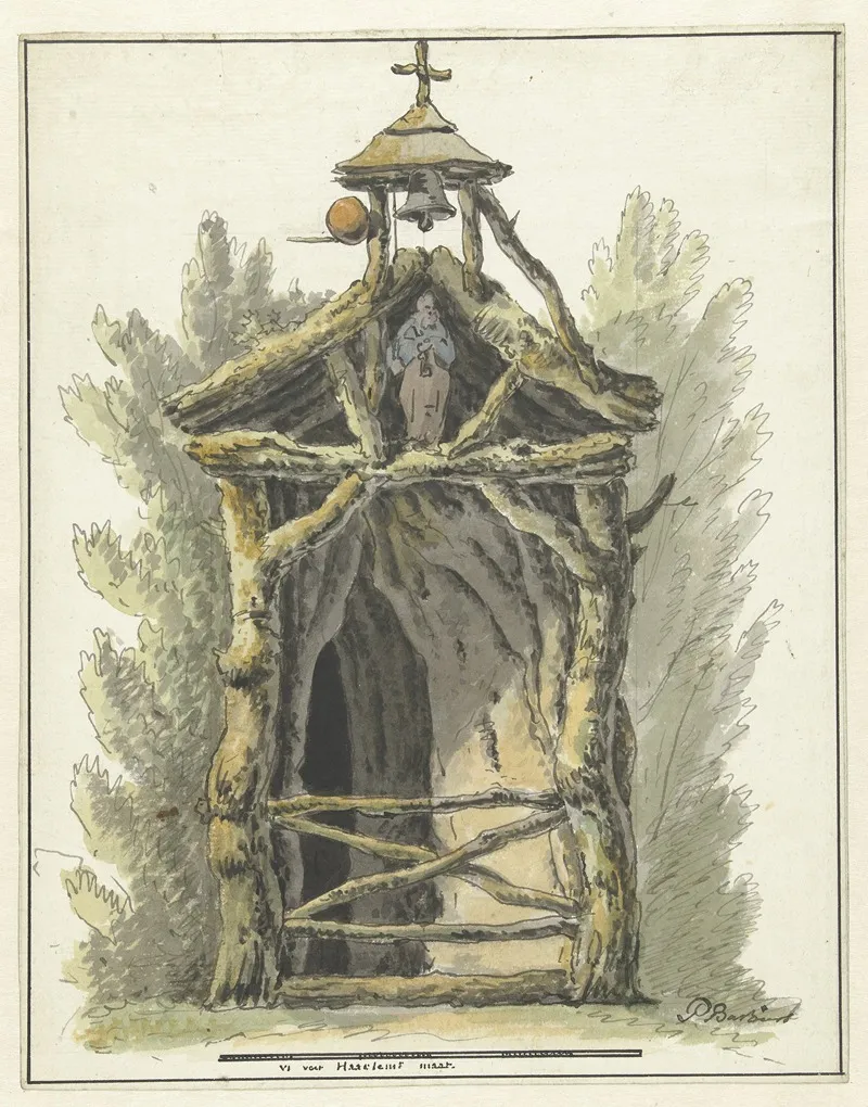 Kluizenaarshut Met Heiligenbeeld