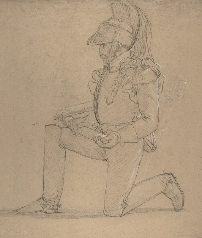 Kneeling Cuirassier