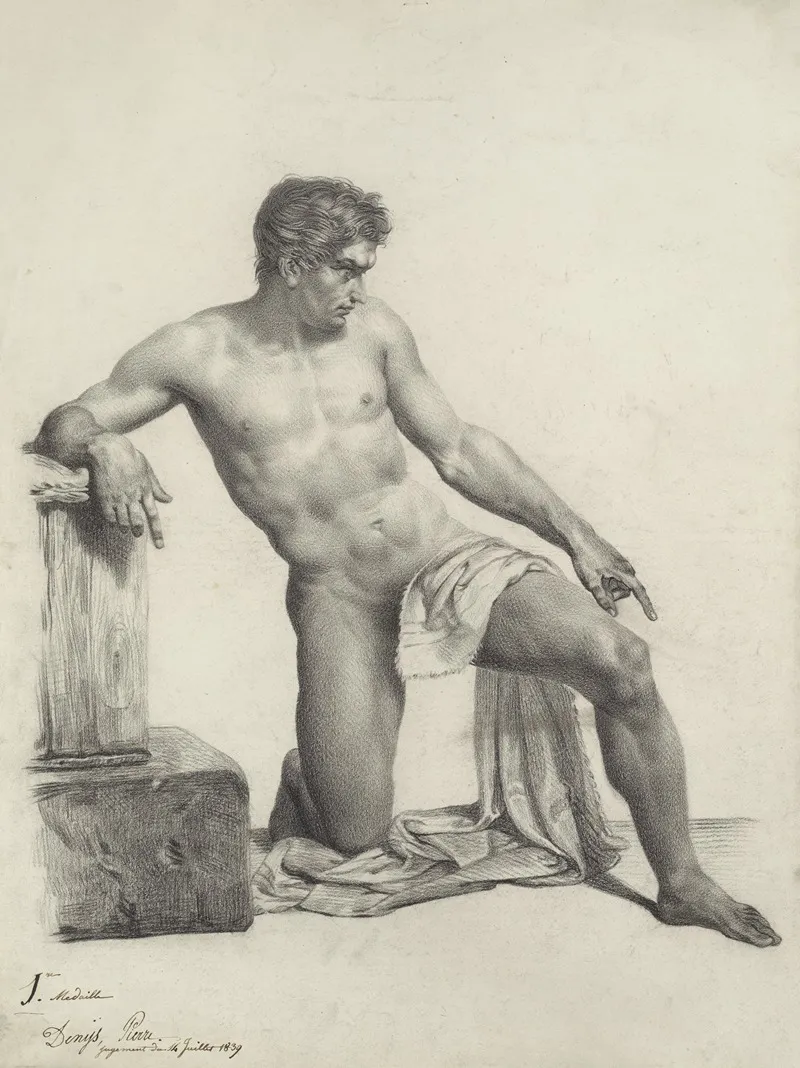 Kneeling Male Nude 3