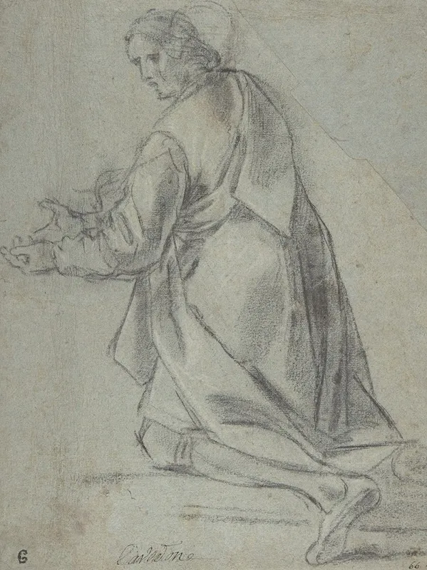 Kneeling Youth Facing Left