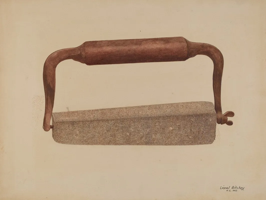 Knife Sharpener by Lionel Ritchey - Canvas Print