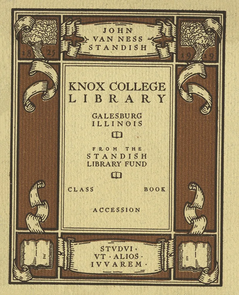 Knox College Galesburg Ill Library