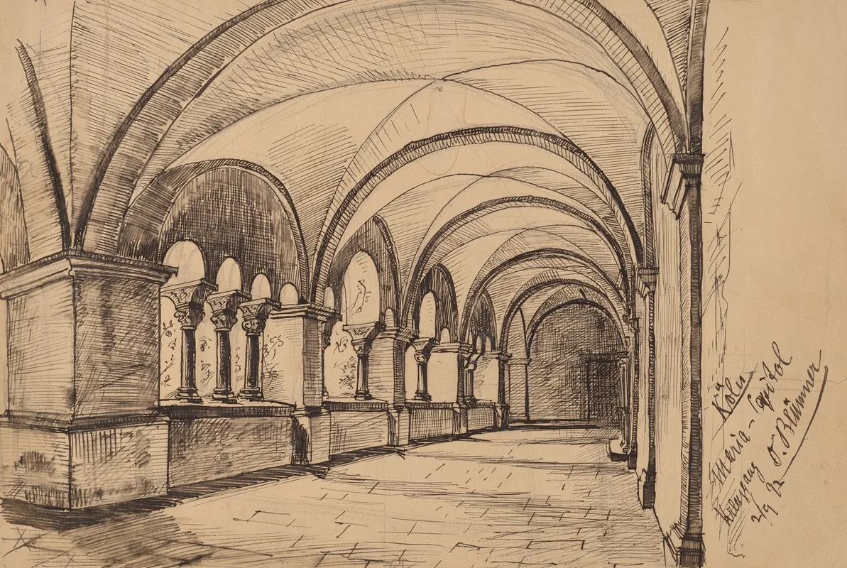 Kolnmaria Capitol by Oscar Bluemner - Canvas Print