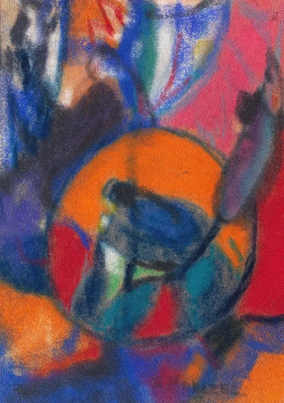 Komposition 10 by Adolf Hölzel - Canvas Print