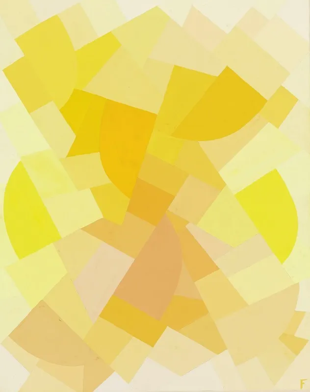 Komposition 2 by Otto Freundlich - Canvas Print