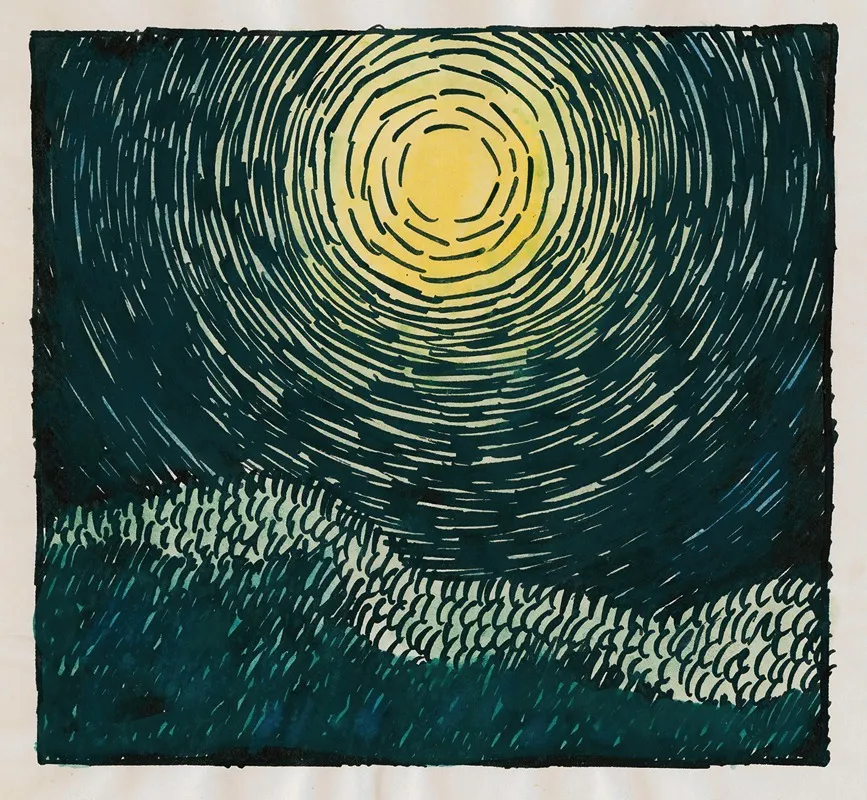 Komposition Aus Pflaster Und Wiese X