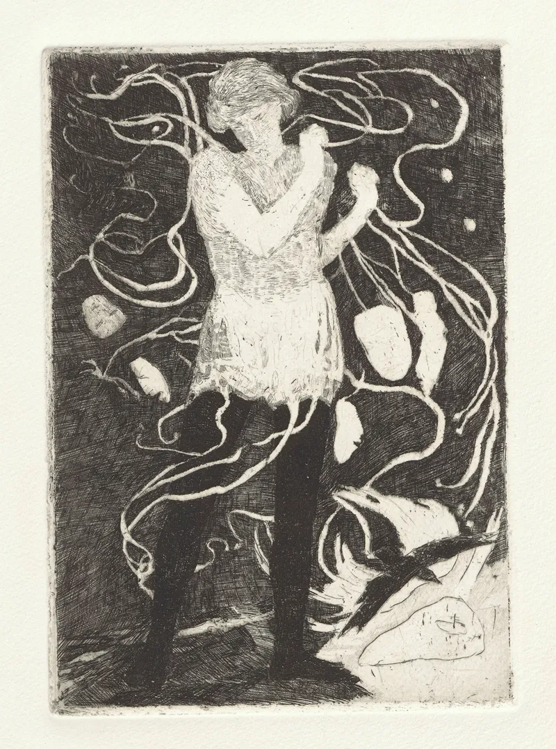 Kompozycja Symboliczna Z Maskami by Tadeusz Makowski - Canvas Print