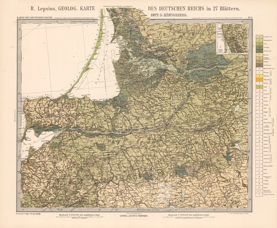 Konigsberg by F. Stiebritz - Canvas Print