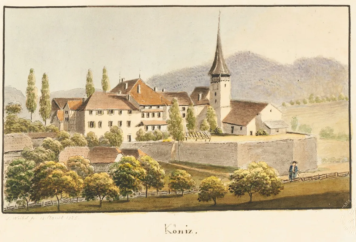 Koniz by Jakob Samuel Weibel - Canvas Print