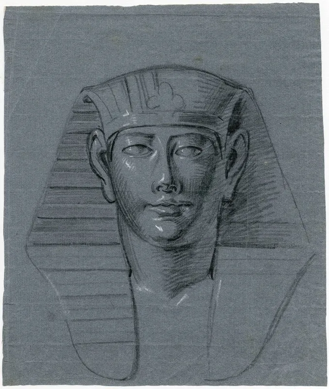 Kop Van Een Egyptisch Beeld
