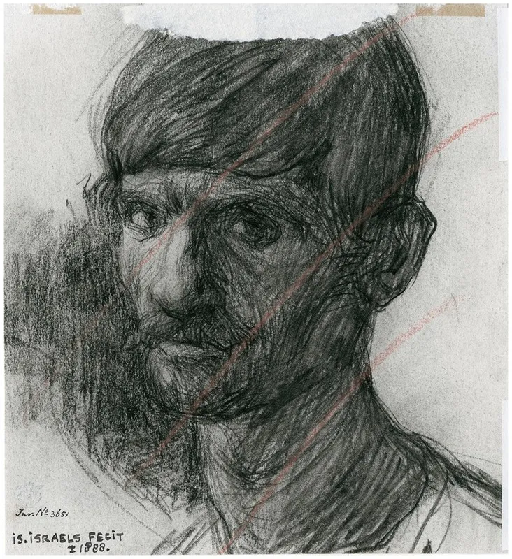 Kop Van Een Man Portret Van Een Arbeider 2