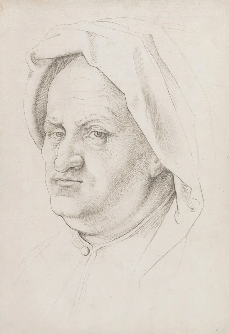 Kopf Eines Bartlosen Mannes Mit Kapuze