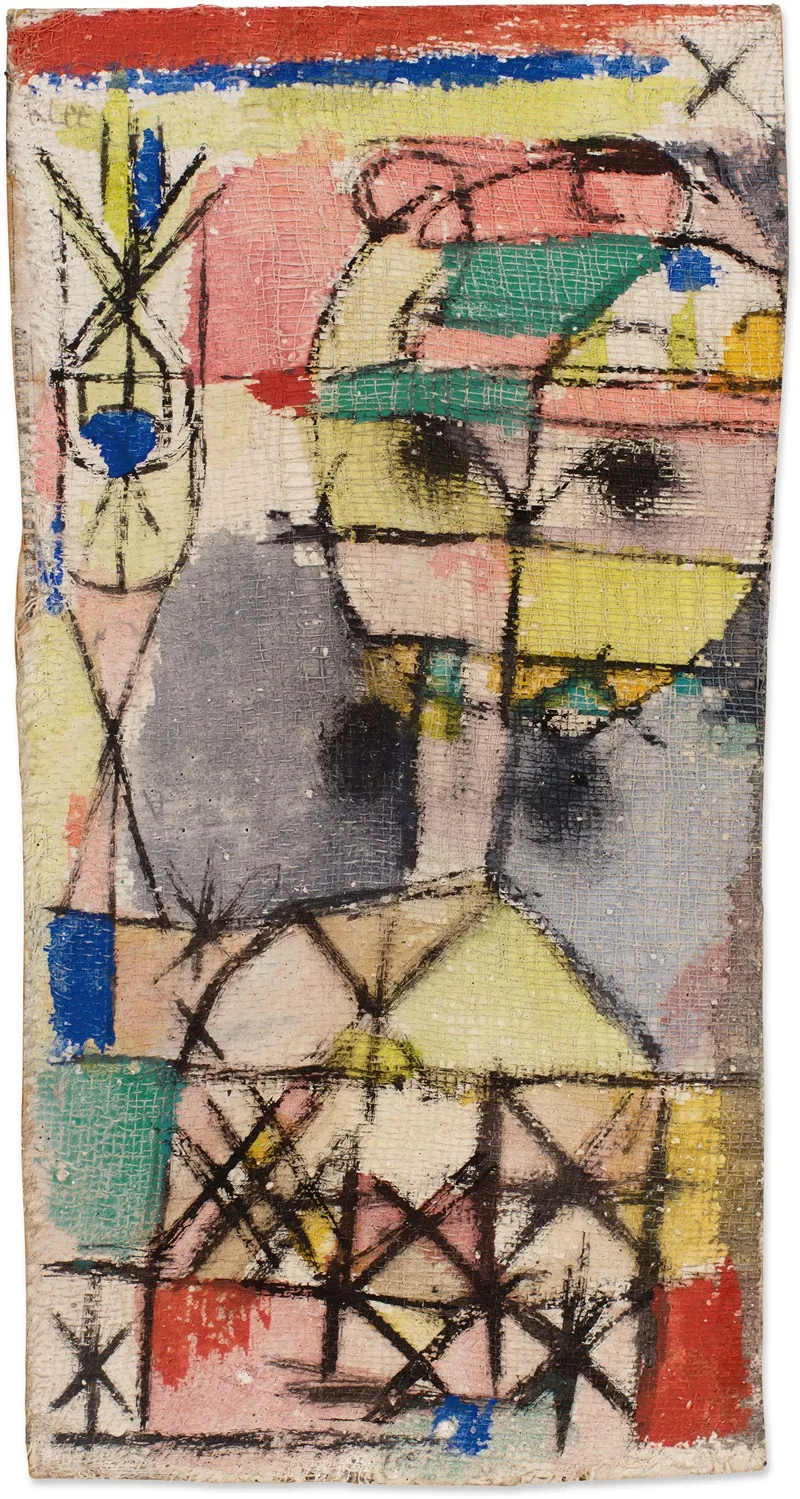 Kopf Head by Paul Klee - Canvas Print